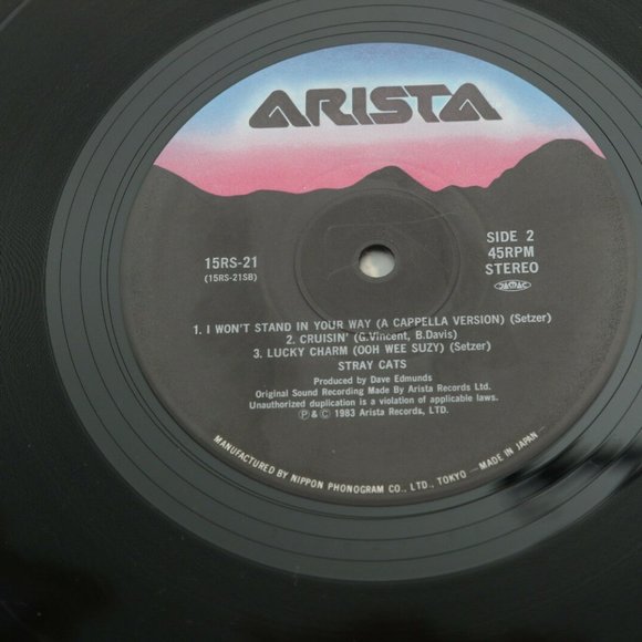 Stray Cats Sexy & 17 Seventeen Vinyl Record Japan - Picture 5 of 5